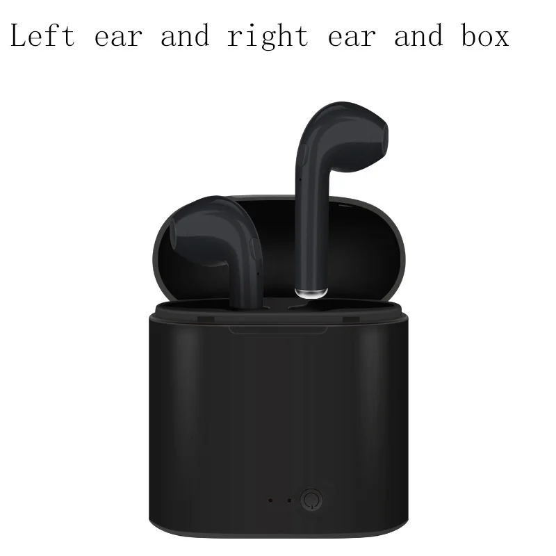 Розовый Bluetooth гарнитура i7s tws i9 Hands free стерео наушники с микрофоном двойной наушник для iphone 8 samsung xiaomi - Цвет: Розовый