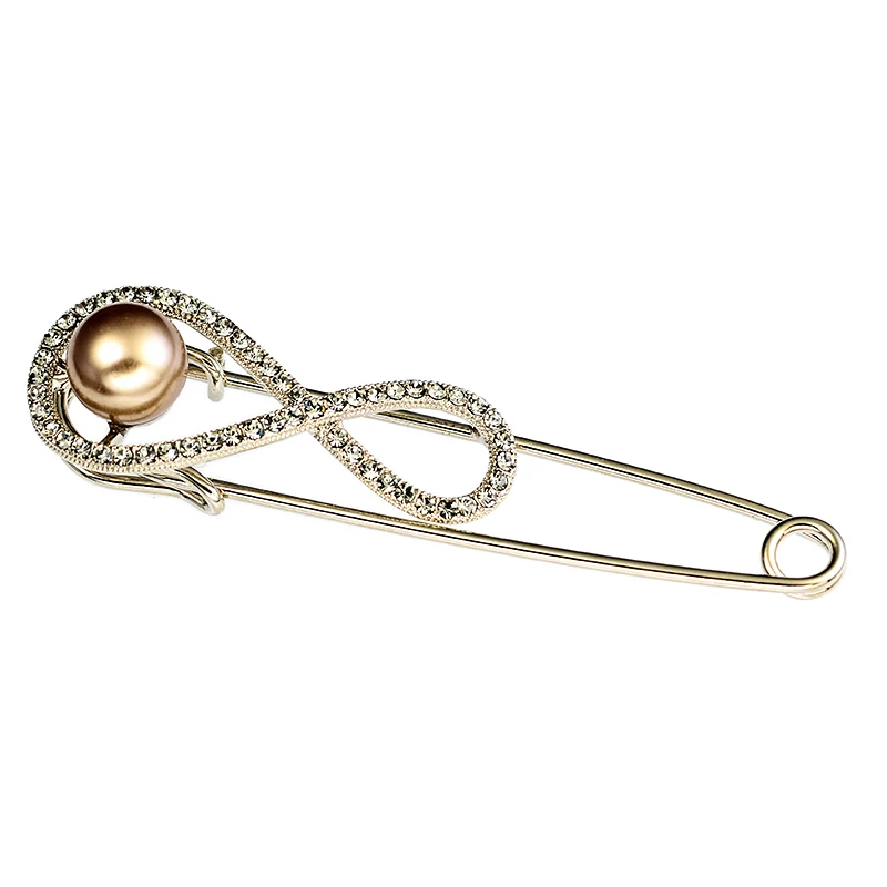 Серебряный/золотой жемчуг pin для пальто шаль брошь аксессуары для одежды подарок