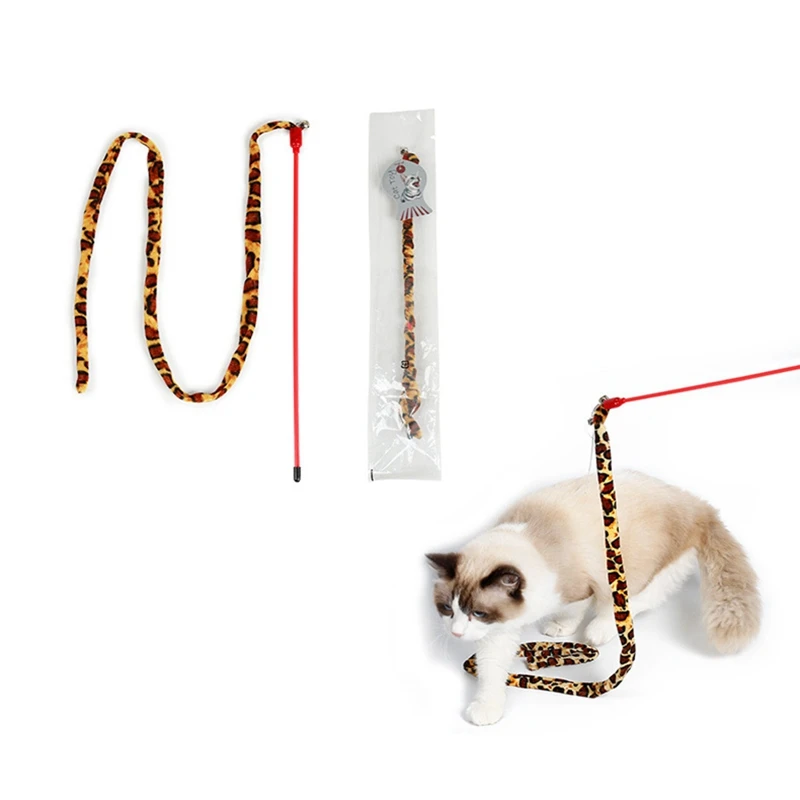 2019 новые леопардовые игрушки для домашних животных палочки кошек с