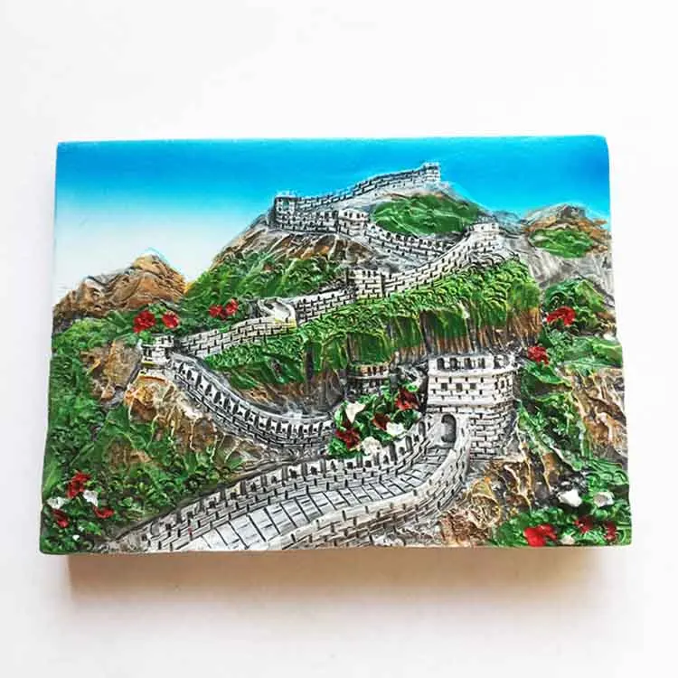 Магнитный стикер Lychee The Great Wall для холодильника известный Ландшафтный магнит