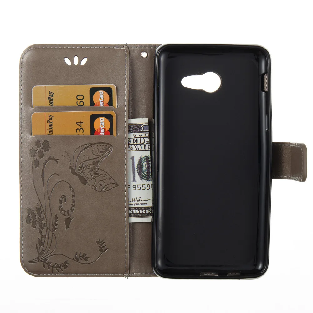 Butterfly Printing Book Style Wallet Flip Leather Phone Case Cover For Samsung Galaxy J3 2017 J320 US Version | Мобильные телефоны
