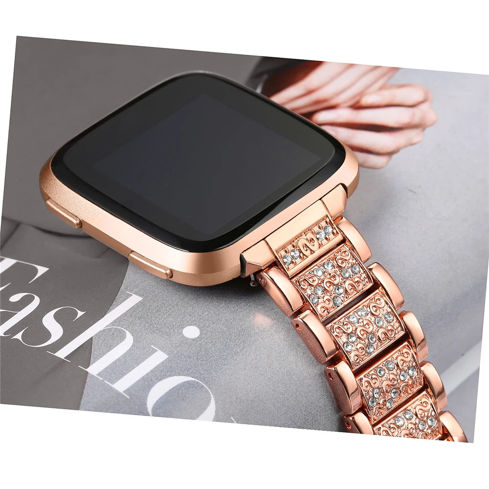 Ремешок для Fitbit Versa Band Женские аксессуары металлический Рогатка Пряжка замена Браслет для Fitbit Versa Lite