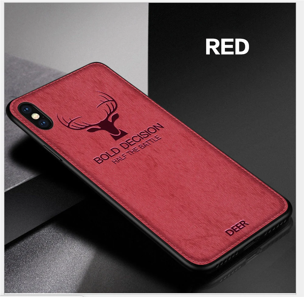 Мягкая тканевая задняя крышка северного оленя для чехол Mate 20 Pro 20X DIY защитный