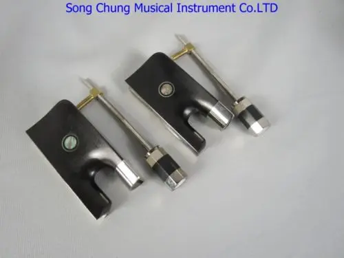

2pcs France Style ebony 3/4 double bass bow frogs with Copper mounted