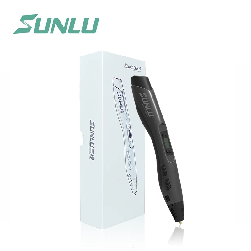 SUNLU 3D Ручка для печати Регулируемая температура дети Интеллектуальный рисунок 3D ручки Поддержка PLA/PCL/ABS 1,75 мм нити