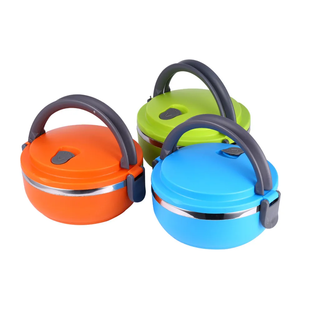 Новинка 2017 японская коробка из нержавеющей стали Bento градиентный цвет термо для