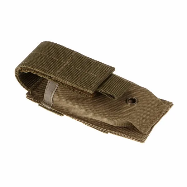 Molle тактический Одиночный Пистолет подсумок ручной пистолет Маг кобура Рогатка фонарик инструмент держатель ножа оболочка