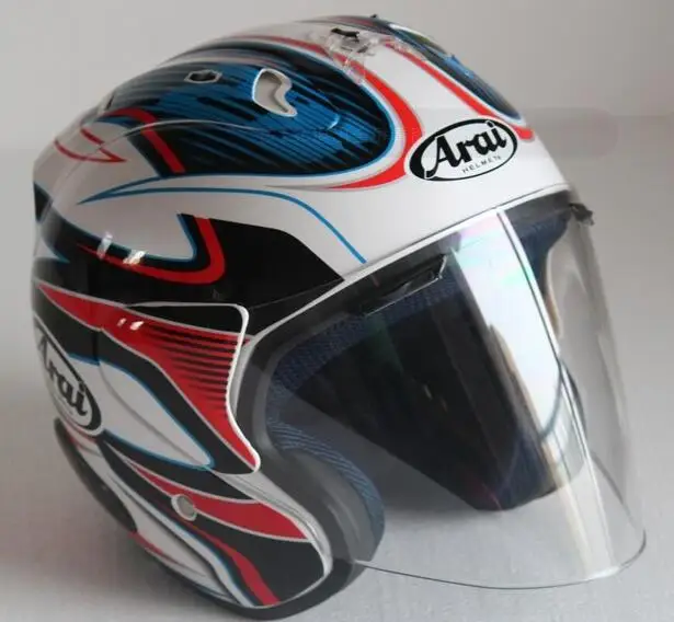 Топ горячий ARAI 3/4 шлем мотоциклетный шлем полушлем открытый шлем мотокросс Размер: s m l xl XXL, Capacete - Цвет: 1