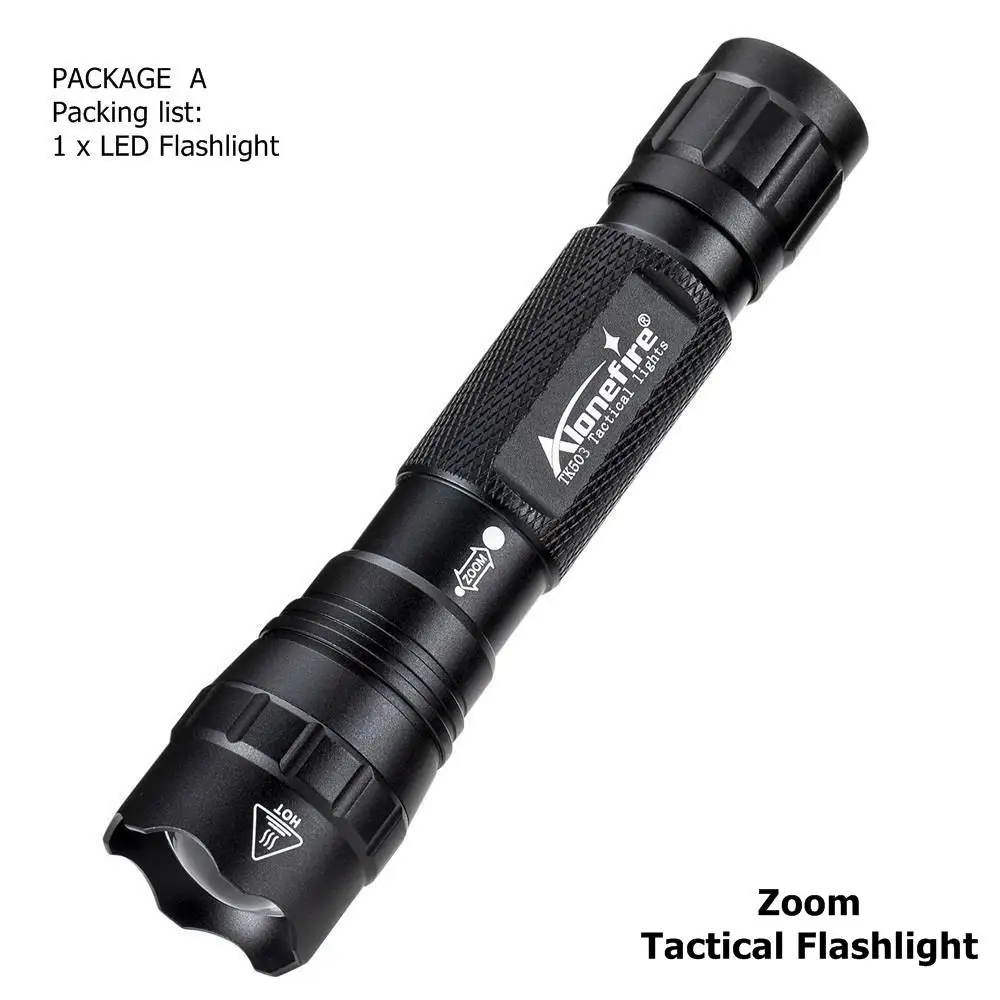 PACKAGE A AloneFire tk503 Тактический ИК светодиодный охотничий светильник с масштабируемым инфракрасным излучением, светильник ночного видения+ 20 мм рельсовый прицел - Испускаемый цвет: PACKAGE A