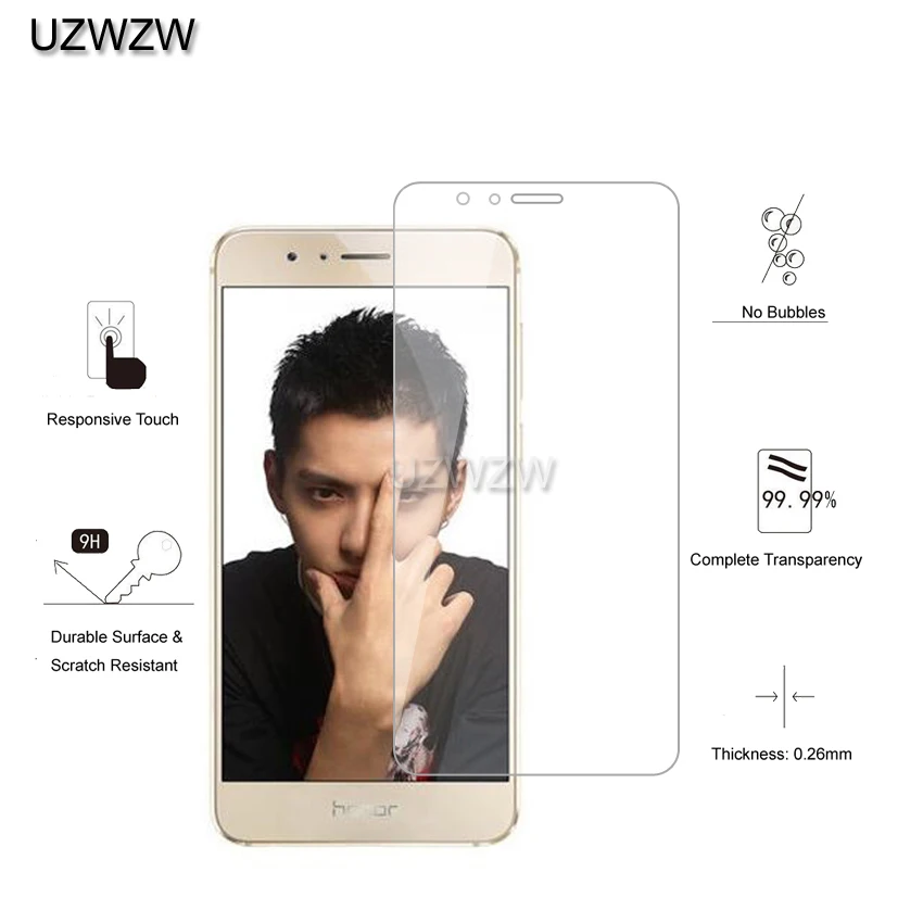 2 шт для huawei Honor 8 Premium 2.5D 0,26 мм Закаленное стекло-экран протектор для huawei Honor 8 Honor8 защитное стекло
