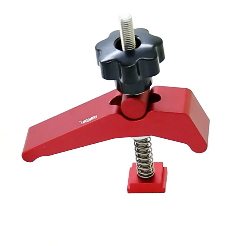 Aluminum Alloy T Track Metal Hold Down Block Clamp T-Slot T-Track Clamp Set Woodworking Tool for Router Table - Цвет: Set B