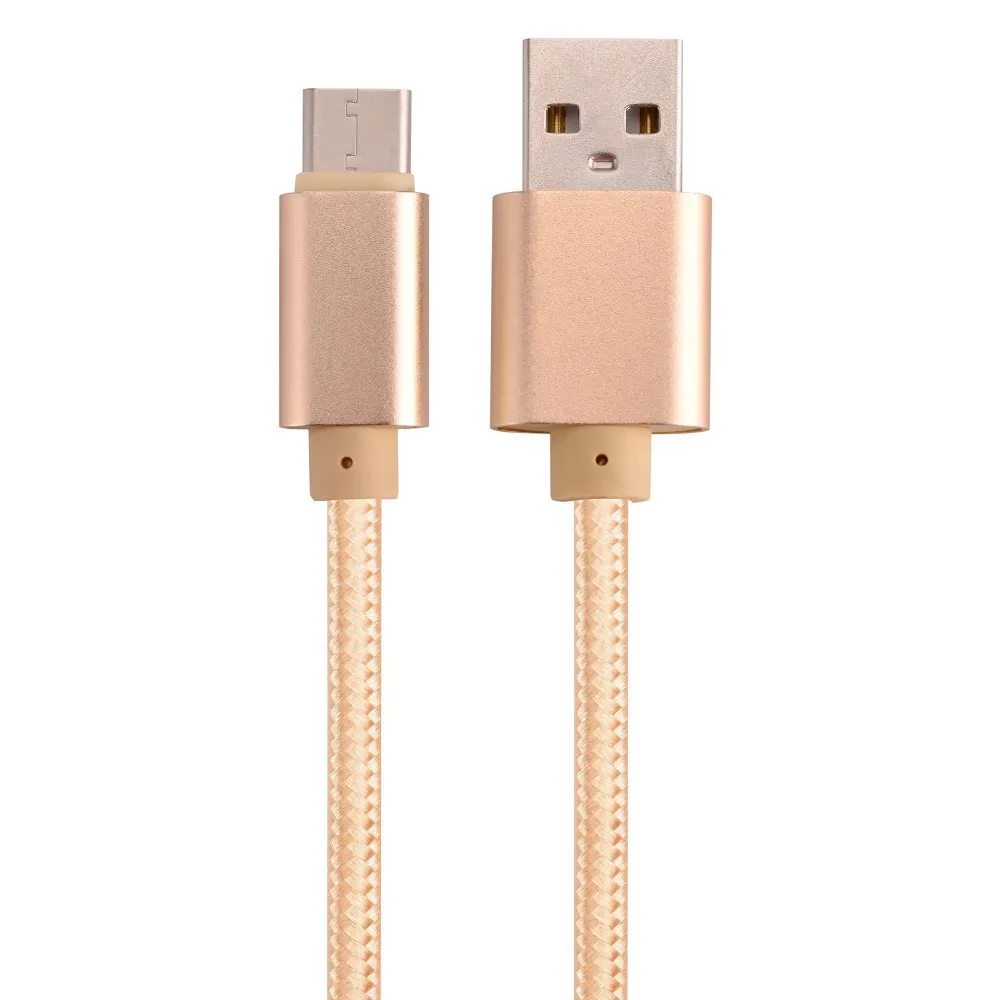 Короткий тип C usb QC 3,0 Адаптивное быстрое автомобильное зарядное устройство для samsung galaxy S9 Note 9 A7 A5 A8 moto z Nubia Z17 axon 7 Mini - Тип штекера: Only 1M Gold