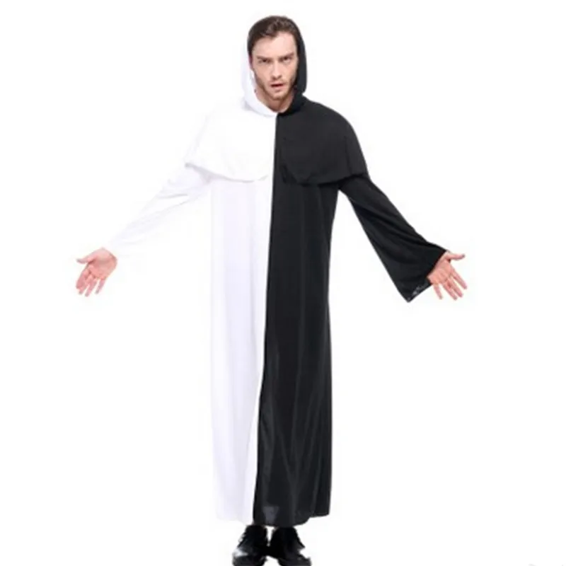 Новинка костюм для взрослых на Хэллоуин с изображением грима Жнеца Карнавальный