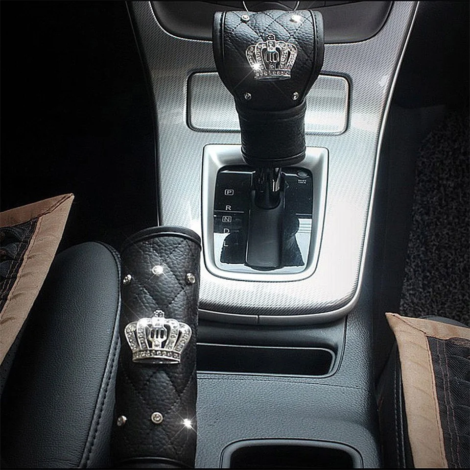 1 шт. Шикарный чехол для переключения передач автомобиля из искусственной кожи