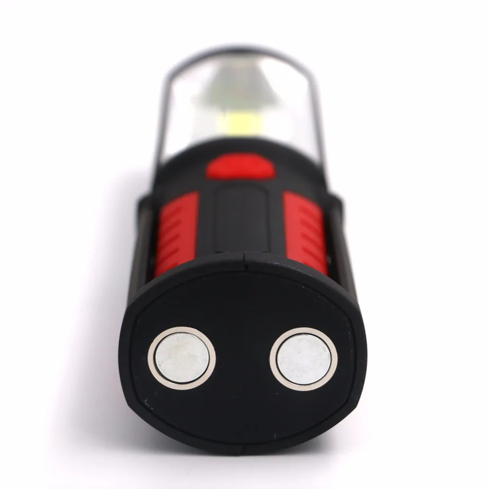 Мощный Портативный УДАРА светодиодный фонарик Магнитная Перезаряжаемые Light 360 градусов стенд висит факел