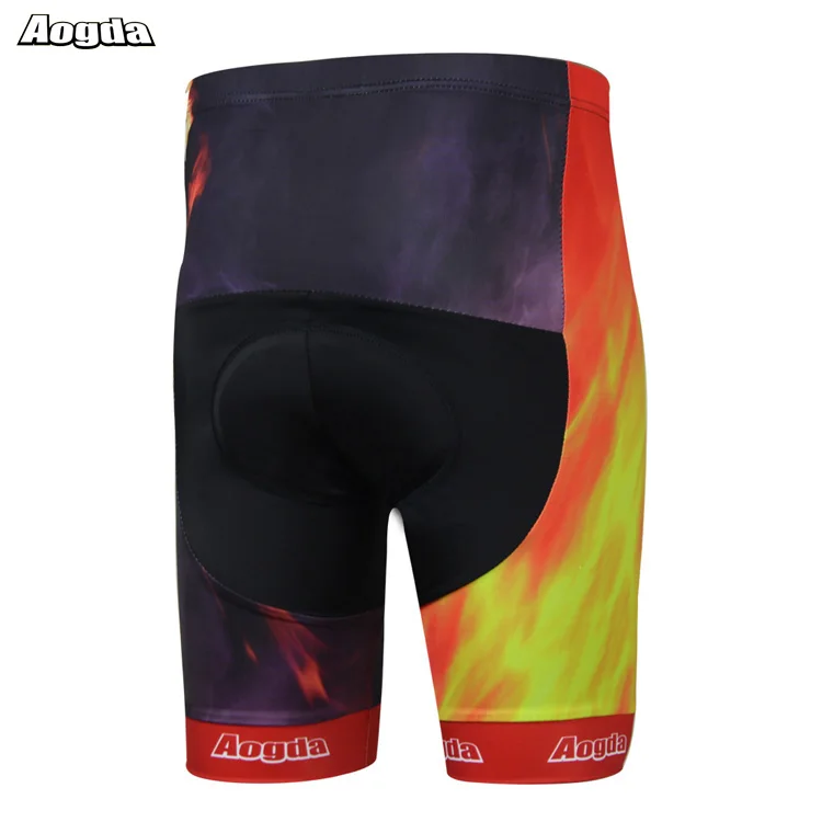 2017 Men's MTB cycling jersey short sleeve and bib shorts set/ Summer clothing/ Pro team bicycle racing clothes fire | Спорт и