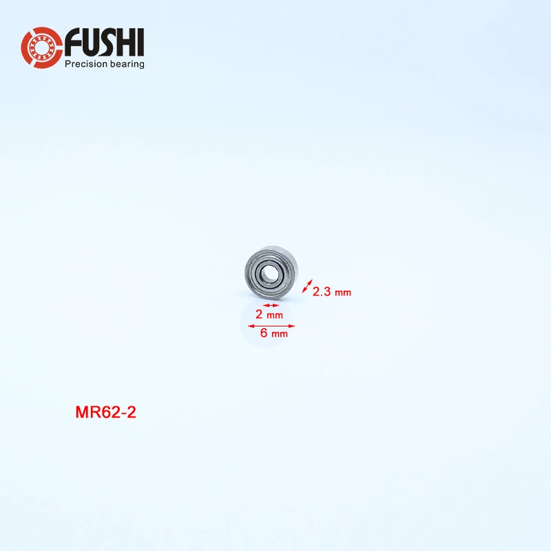 MR62 2 ZZ шариковый подшипник 2*6*2 3 мм 10 шт. стандартные радиальные подшипники