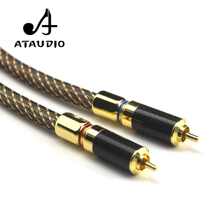 Посеребренный кабель ATAUDIO Hifi XLR папа RCA высокопроизводительный QED hifi XLR|rca male cable|rca to