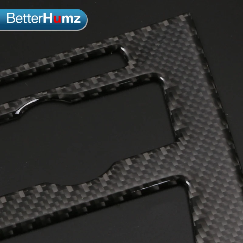 

For bmw f15 f16 Carbon Fiber Car CD Control Panel Stickers CD Panel Frame Decorations Refit Panel Decoration X5 X6 Car Styling