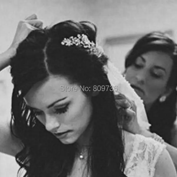 1 шт. Свадебная заколка для волос с жемчугом и кристаллами|pearl hair pins|wedding bridalfashion pins