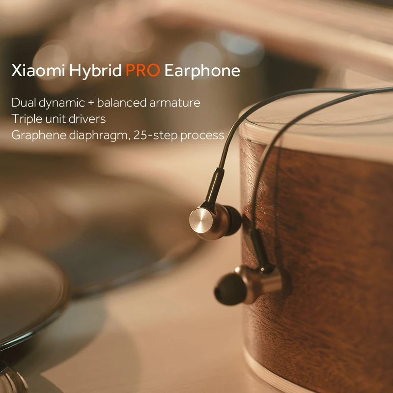 Оригинальные гибридные наушники Xiaomi | Hybrid Pro Mi In Ear Наушники Piston с микрофоном для