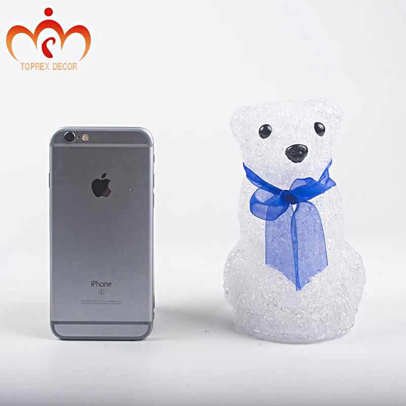 Батареи Led медведь свет Рождественское украшение полярный освещение подарок