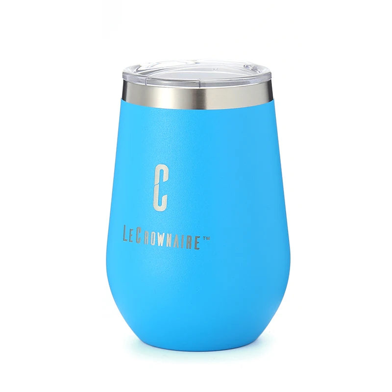 LC 8 oz/12 oz stemless Вакуумная сушилка для вина из нержавеющей стали закрывашка для вина стеклянный стакан в форме яйца кружка