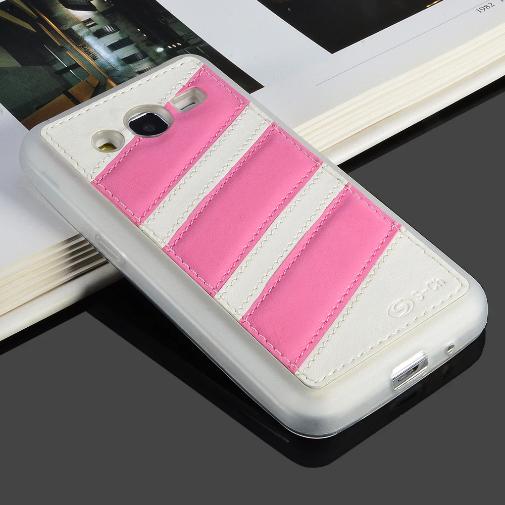 For Samsung Galaxy Core 2 G355H Core2 II G355 Luxury PU Leather Fashion Soft TPU Rubber Case Back Cover Skin S-CH Free shipping |