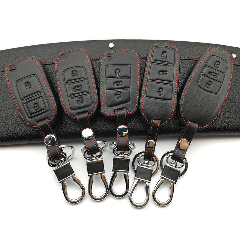 Лидер продаж 2017 пульт дистанционного управления из натуральной кожи для volkswagen vw