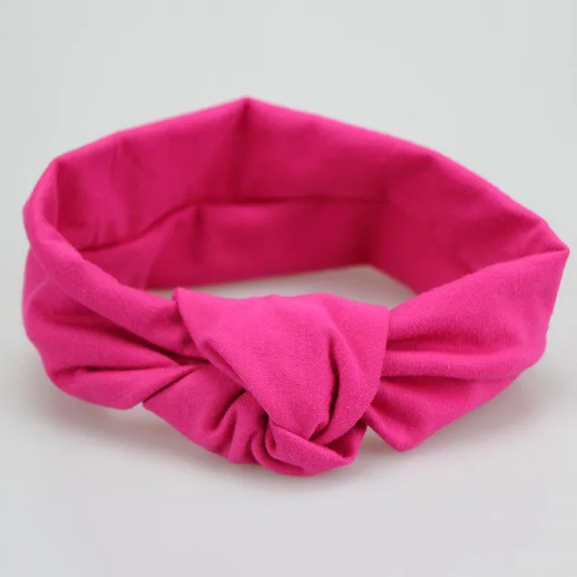 style 3 rose red Симпатичные для маленьких девочек повязка на голову вязаный, для новорожденных с бантом, Haarband тюрбан детские повязки на голову с головными повязками для Детские волосы для девочек Аксессуары - Цвет: style 3 rose red