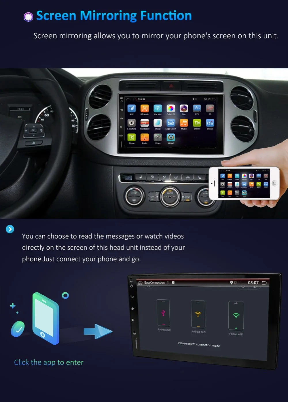 Автомобильная магнитола 2 din android 9,0 универсальная с gps навигацией wifi зеркальная связь BT USB RDS FM карта камера