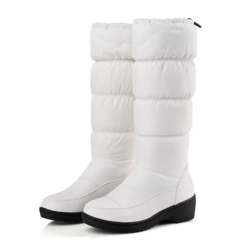 

TIMETANG faux fur warm snow mid-calf women boots winter boots platform ladies women shoes woman best white black