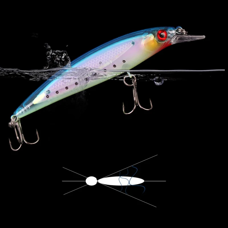 Летняя рыболовная мойка карандаш приманка для рыбалки 3D глаза Минноу модель живой искусственный