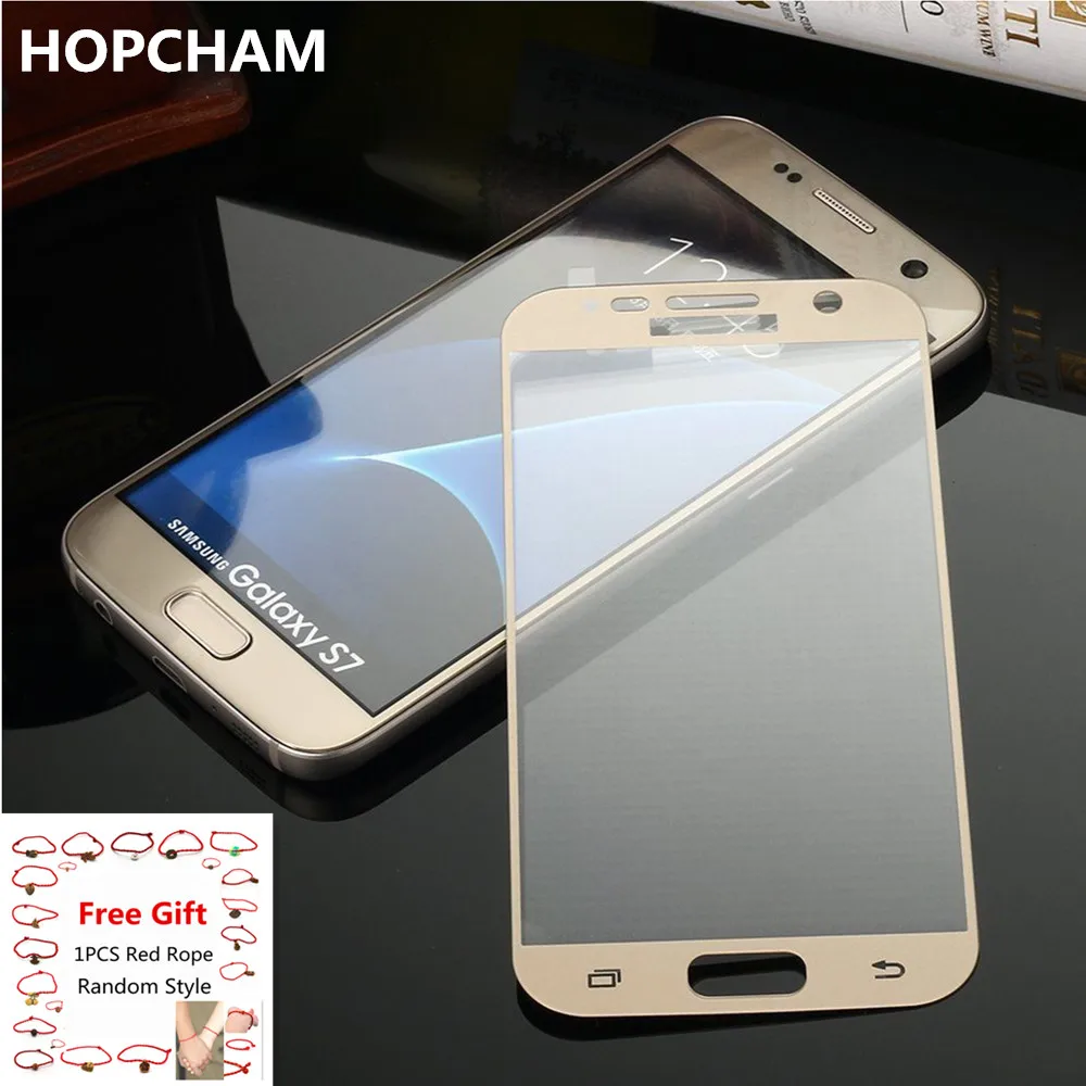 HOPCHAM 9H 0 3 мм закаленное стекло для Samsung Galaxy S7 A3 A5 A7 2016 2017 полноэкранная Защитная