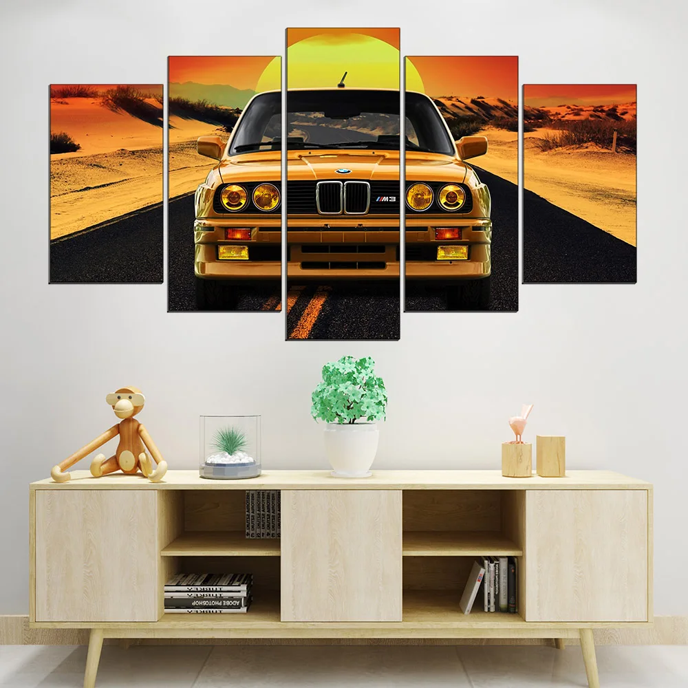 Abstarct стены книги по искусству Холст Картина маслом фотографии BMW M3-2Sports