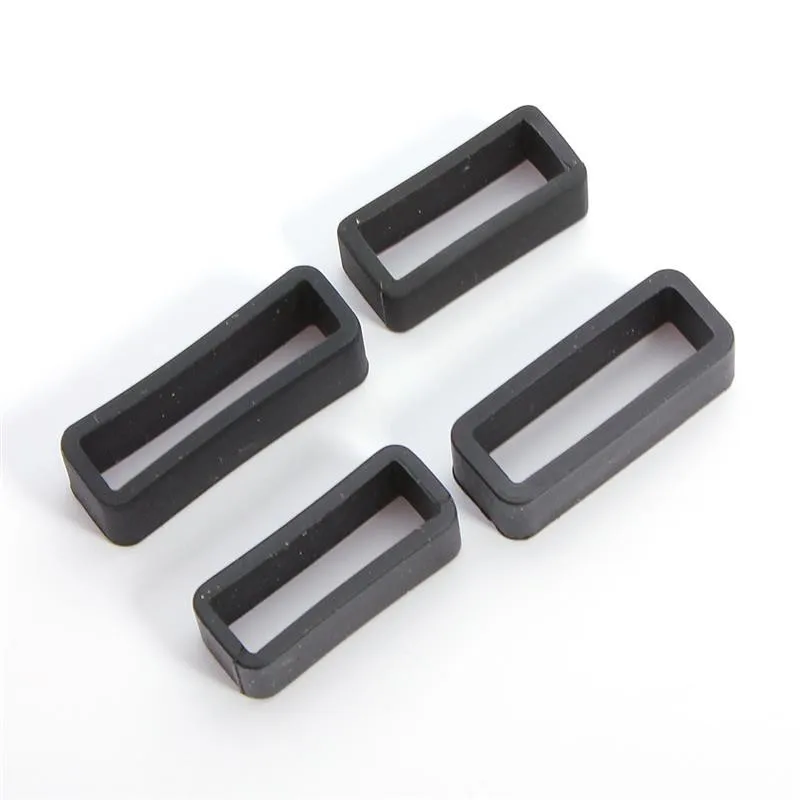

1pcs Black Watch Strap Retaining Hoop Loop PVC Retainer Buckle Holde Wrist Watch Accessories 10/12/14/16/18/20/22/24/26/28mm