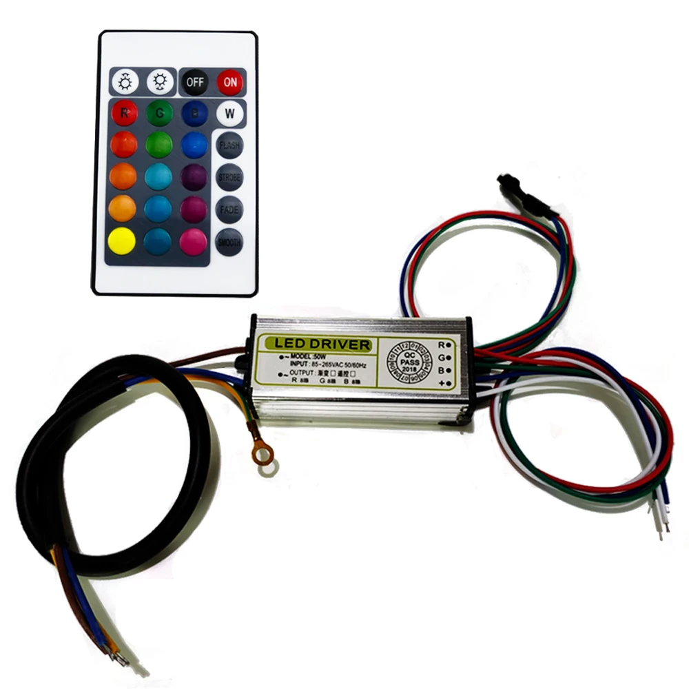 Светодиодный диодное крепление RGB + Драйвер пульт дистанционного управления 24