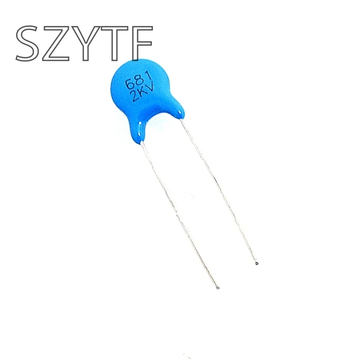 2000V высоковольтные керамические конденсаторы 2KV 681K 680PF|ceramic capacitor|capacitor 2kvhigh voltage