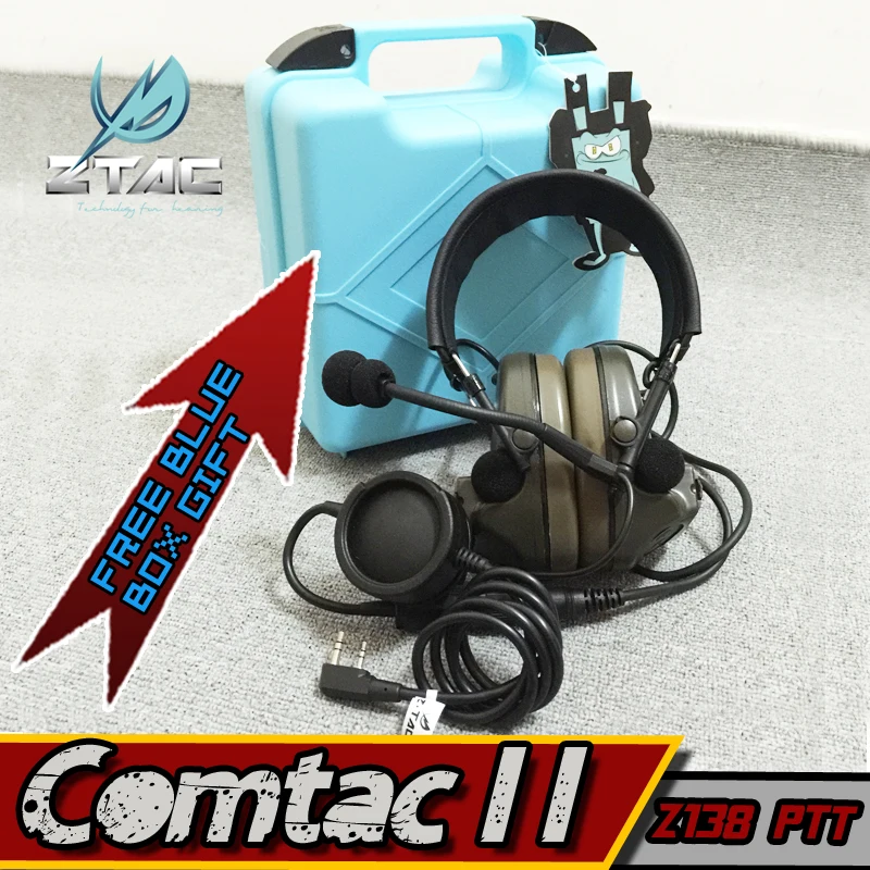 Z Tac гарнитура Comtac II Midland Ipsc Тактический Воздушный пистолет тактические наушники