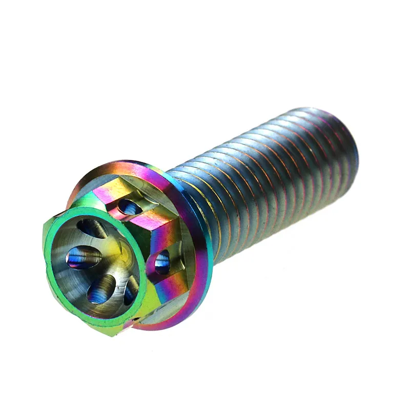 Титановый болт для мотоцикла M8 * 1 25 мм 25/30/35/40 универсальный кронштейна тормозного