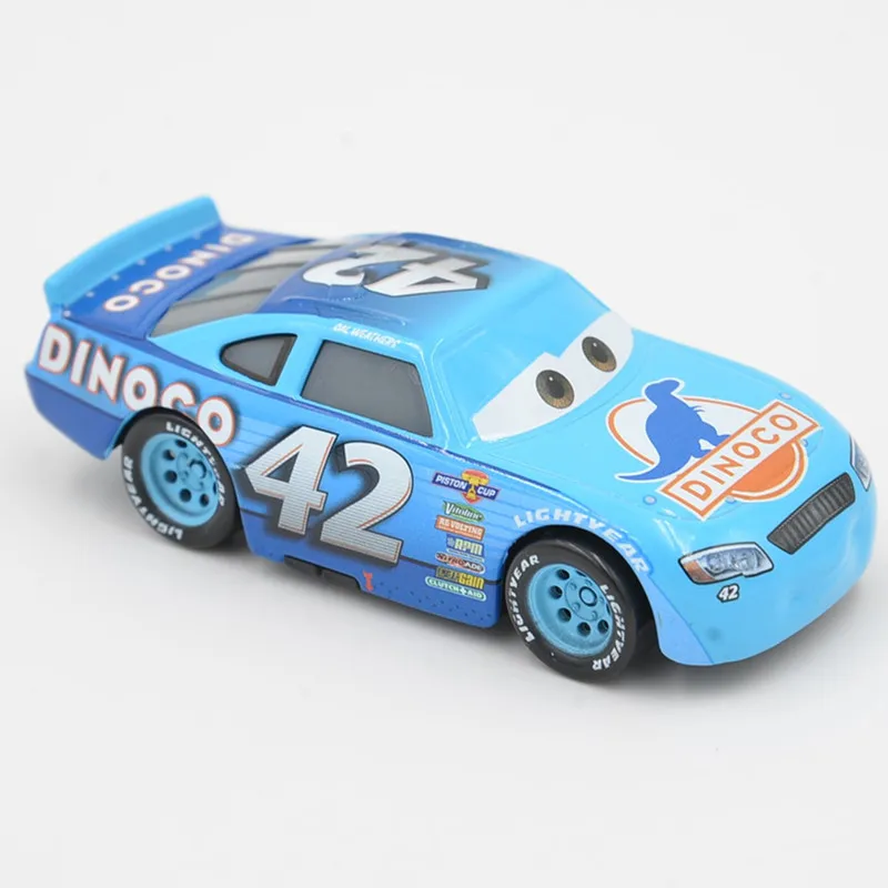 Disney Pixar тачки 3 новейшая роль № 42 Cal подсветка при погоде McQueen 1:55 литые модели