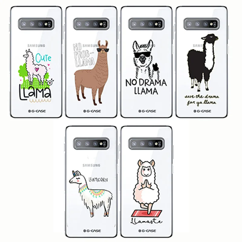 Милые мягкие силиконовые чехлы с рисунком животных из альпаки ламы для Samsung A6 2018
