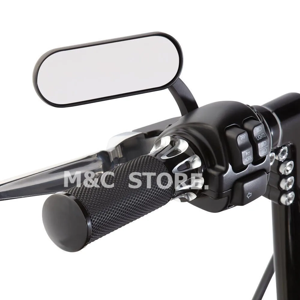 

Motorcycles Grips 1"25mm Black Handle Bar Hand Grips For Harley Sportster XL883 1200 Touring Dyna Softail Custom VRSC