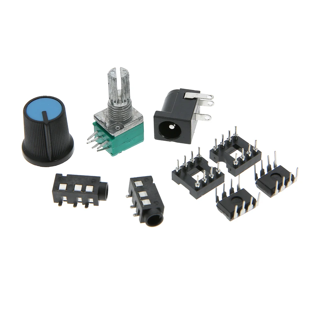 47 Amp DIY NE5532 Hi-Fi комплект усилителя для наушников с прозрачным корпусом |
