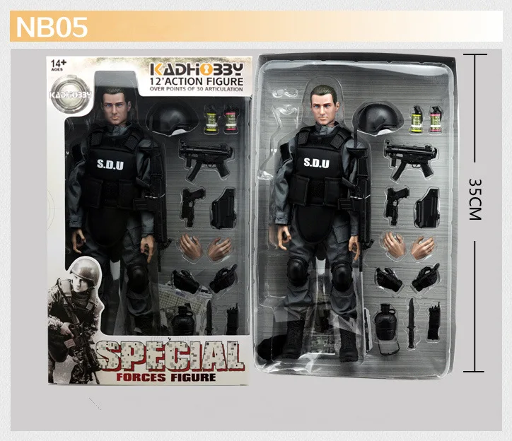 NB05 SDU PATTIZ 1/6 12 ''SWAT фигурка модель игрушки Военная армейская боевая игра игрушки для мальчиков на день рождения - Цвет: NB05 SDU