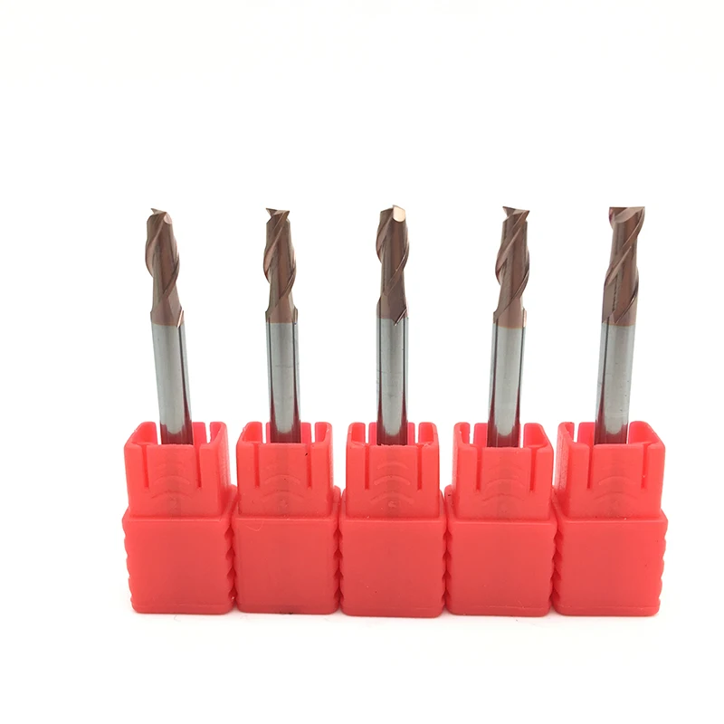 5PCS HRC60 2Flute 4mm Solid Carbide Endmill D4x50L D4x75L D4x100L Standard Length Side milling Slotting Profiling carbide cutter |