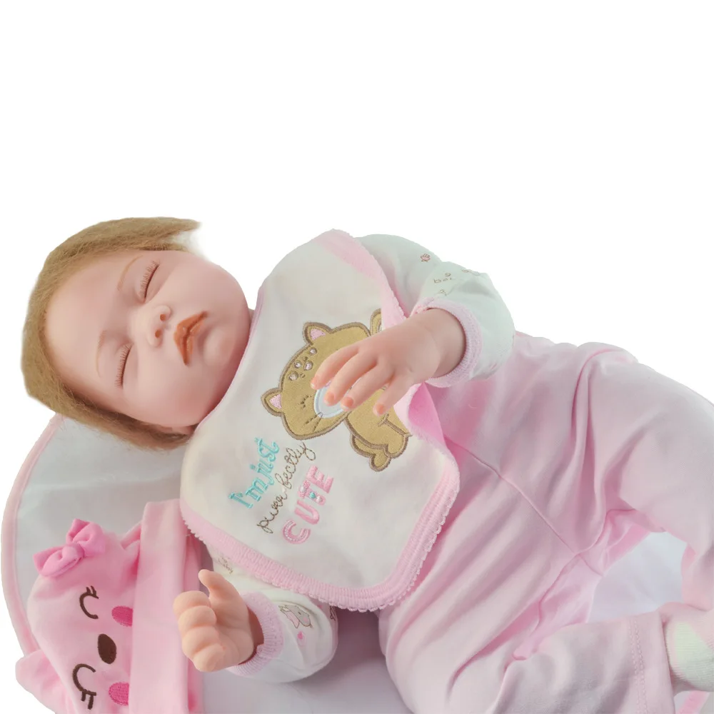 55 см moher Reborn Baby Cloth Body Dolls новинка подарок для ребенка детские игрушки Кукла