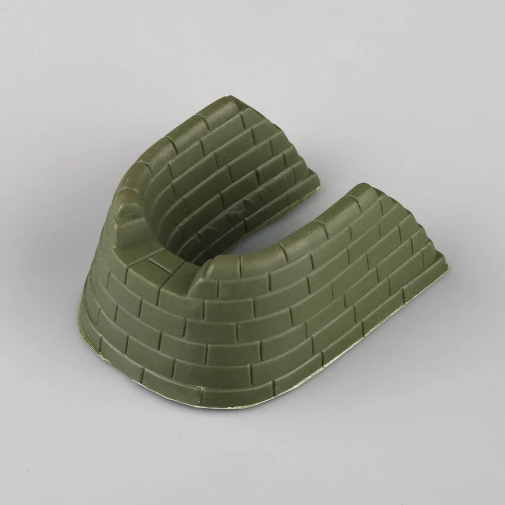 7 pcs Military Tent Sandbag U-shaped Bunker Roadblock Road Sign Banner Soldier Army Men Accessories Toy Playset | Дом и сад