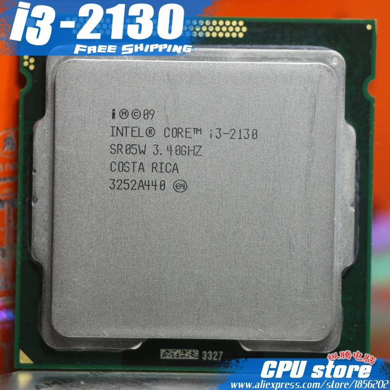 Бесплатная доставка процессор Intel Core I3 2130 3M cache 3 4 GHz L3 = LGA 1155 TDP 65W настольный i3-2130