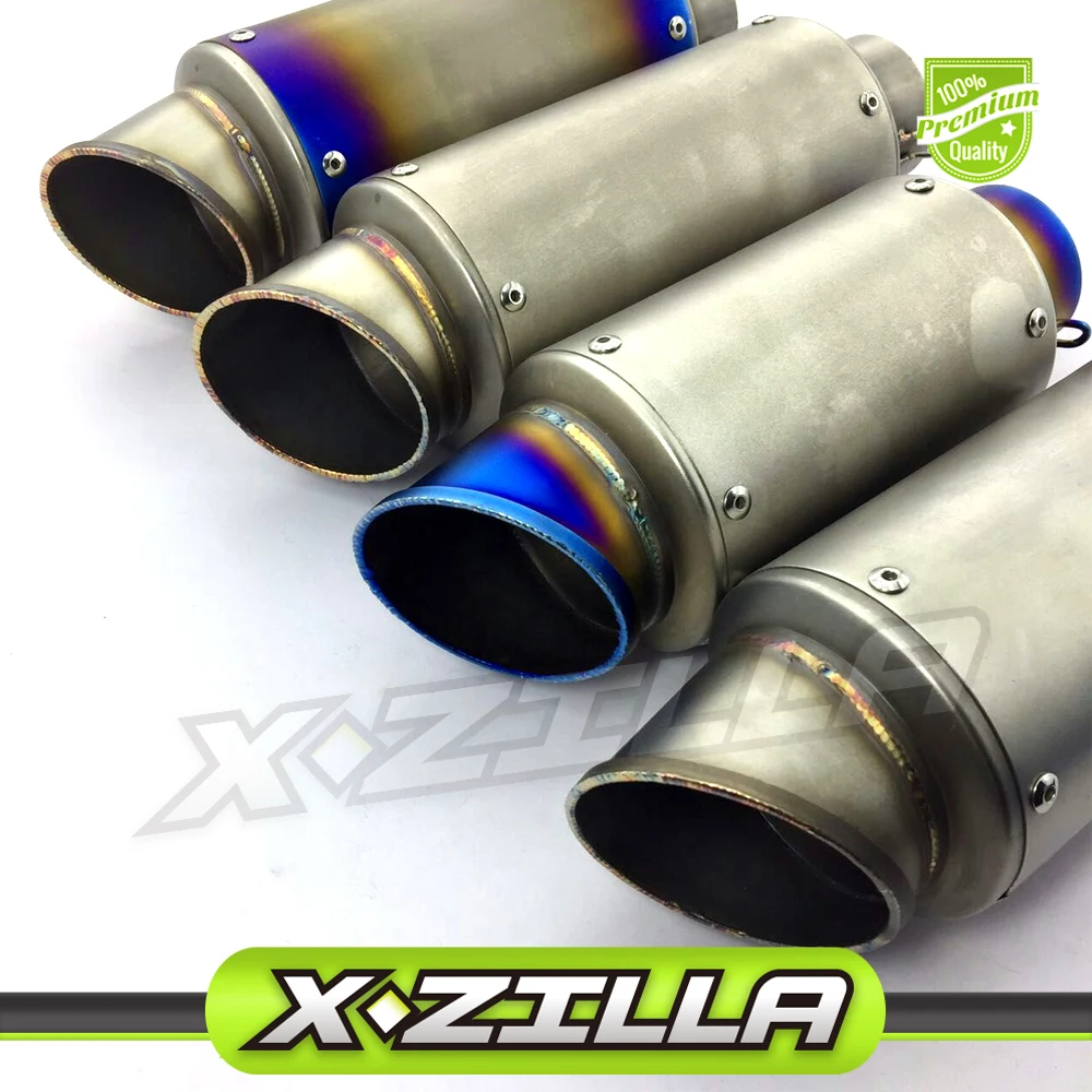 60 мм 51 выхлопная труба CBR600 CBR100 MT07 Z800 дндзя er6n z1000 TTR YBR YZF RSZ модифицированный